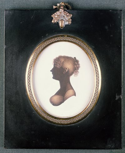Silhouette of Cassandra Austen, c.1809 by John Meiers